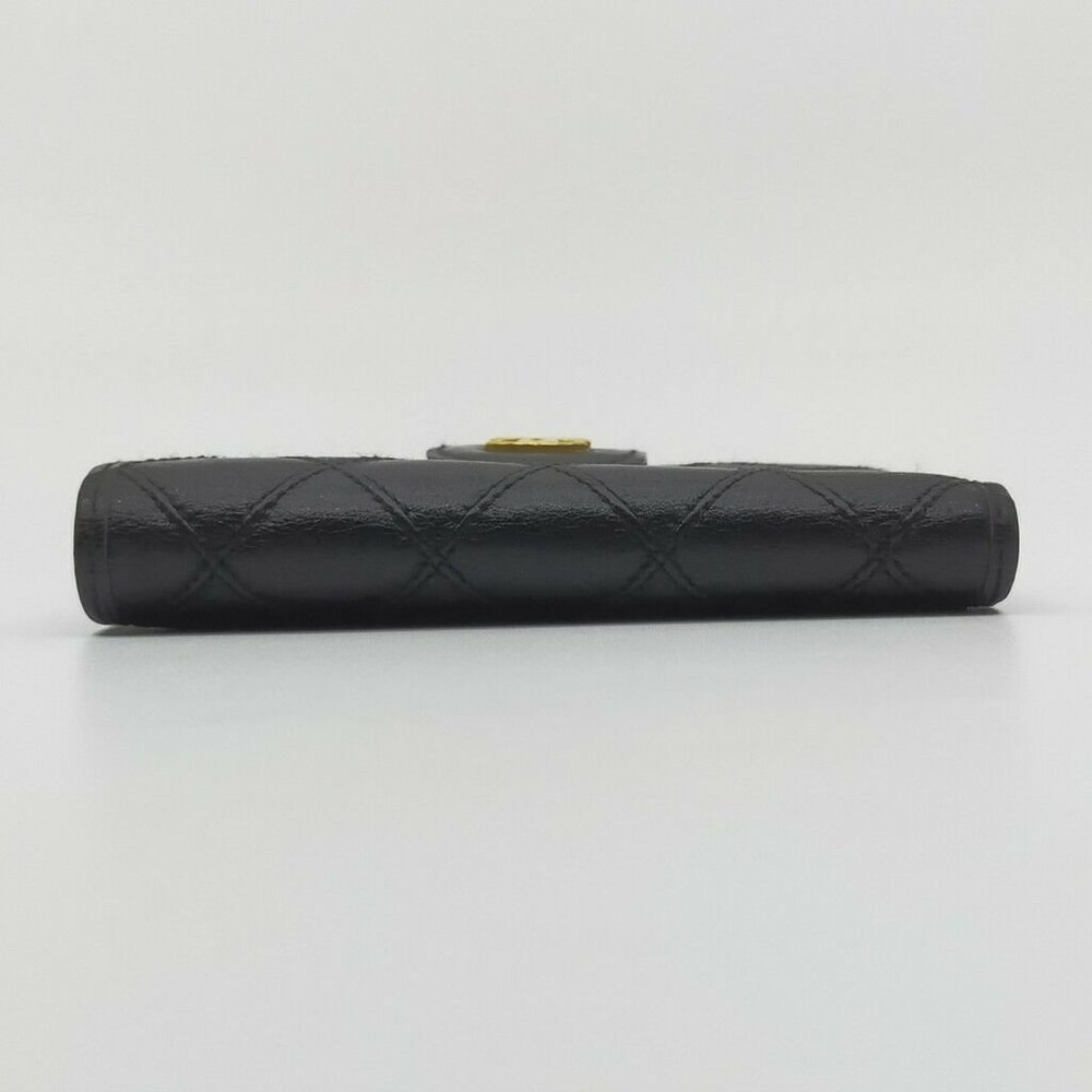 Authentic Chanel Bicolore Coco Mark Leather Wallet - Picture 4 of 10